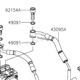 2024 Kawasaki Ninja ZX-6R ABS (ZX636JRFBN) Rear Master Cylinder