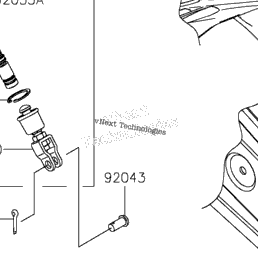 2024 Kawasaki Ninja ZX-6R ABS (ZX636JRFBN) Rear Master Cylinder