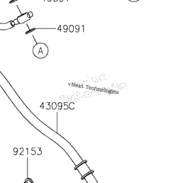 2024 Kawasaki Ninja ZX-6R ABS (ZX636JRFBN) Rear Master Cylinder