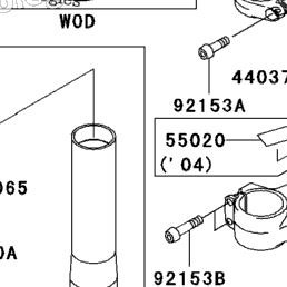 2004 Kawasaki NINJA ZX-6R (ZX636-B2) Front Fork | Babbitts
