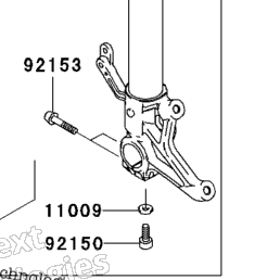 2003 Kawasaki NINJA ZX-6R (ZX636-B1) Front Fork | Babbitts