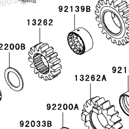 2007 Kawasaki NINJA ZX-6R (ZX600P7F) Transmission | Babbitts