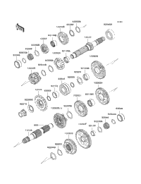 2007 Kawasaki NINJA ZX-6R (ZX600P7F) Transmission | Babbitts