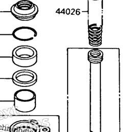 1994 Kawasaki VOYAGER XII (ZG1200-B8) Front Fork | Babbitts