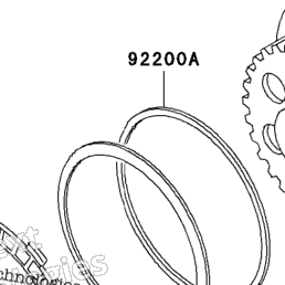 ka出品 2003 Kawasaki SUPER SHERPA (KL250-G7) Clutch | Babbitts Kawasaki