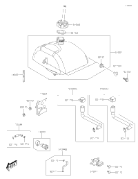 2020 Kawasaki KFX90 (KSF90ALF) Fuel Tank | Babbitts Kawasaki Parts