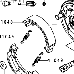 天昇 マグナ デッキパーツ 1996 Kawasaki VULCAN 800 (VN800-A2) Rear Wheel/Chain | Babbitts