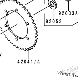 1996 Kawasaki VULCAN 800 (VN800-A2) Rear Wheel/Chain | Babbitts