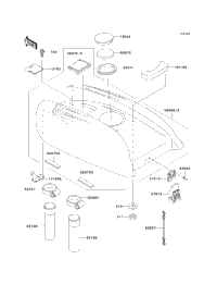 1998 Kawasaki JET SKI 750 SXI PRO (JS750-C1) Engine Hood