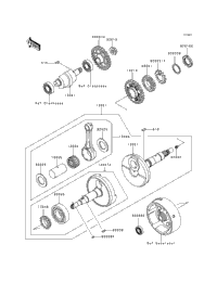1991 Kawasaki BAYOU 300 (KLF300-B4) Crankshaft | Babbitts
