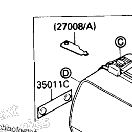 1991 Kawasaki CONCOURS (ZG1000-A6) Accessory (Saddlebag