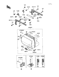 1991 Kawasaki CONCOURS (ZG1000-A6) Accessory (Saddlebag
