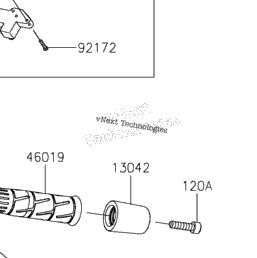 2024 Kawasaki Ninja ZX-4R ABS (ZX400PRFNN) Handlebar | Holzhauers