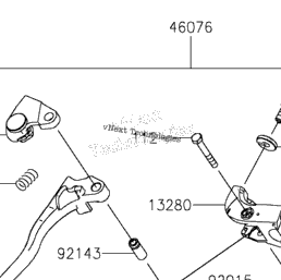 2024 Kawasaki Ninja ZX-4R ABS (ZX400PRFNN) Handlebar | Holzhauers