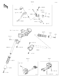 2024 Kawasaki Ninja ZX-4R ABS (ZX400PRFNN) Handlebar