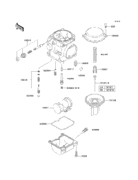 2001 Kawasaki W650 (EJ650-A3) Carburetor Parts | Babbitts Kawasaki