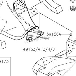 KKK978様用 2018 Kawasaki Z125 PRO (BR125JJS) Fuel Tank | Babbitts Kawasaki
