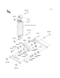 1998 Kawasaki NINJA ZX-9R (ZX900-C1) Rear Suspension | Powersports