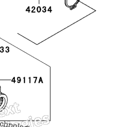 Complete Front Propeller Shaft Yoke for Kawasaki Bayou 300