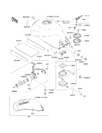 1995 Kawasaki GPZ1100 (ZX1100-E1) Fuel Tank (Zx1100-E1) | Babbitts