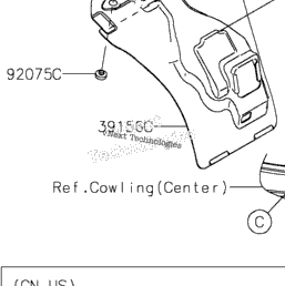 2016 Kawasaki NINJA ZX-14R ABS (ZX1400JGF) Fuel Tank(Jgf/Jhf