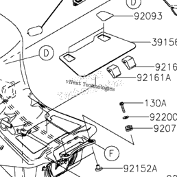 2016 Kawasaki NINJA ZX-14R ABS (ZX1400JGF) Fuel Tank(Jgf/Jhf