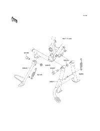 2000 Kawasaki W650 (EJ650-A2) Stand(S) | Babbitts Kawasaki Parts House