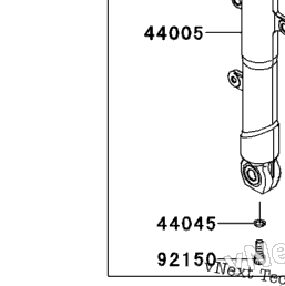 2013 Kawasaki NINJA 300 ABS (EX300BDF) Front Fork | Babbitts