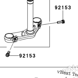 2013 Kawasaki NINJA 300 ABS (EX300BDF) Front Fork | Babbitts