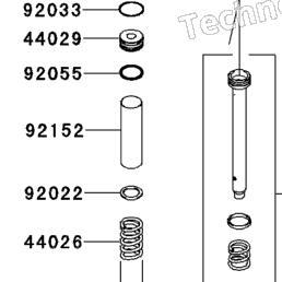 2013 Kawasaki NINJA 300 ABS (EX300BDF) Front Fork | Babbitts