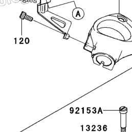 2008 Kawasaki NINJA ZX-14 (ZX1400C8F) Clutch Master Cylinder