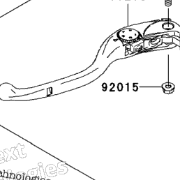 2008 Kawasaki NINJA ZX-14 (ZX1400C8F) Clutch Master Cylinder