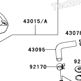 2008 Kawasaki NINJA ZX-14 (ZX1400C8F) Clutch Master Cylinder