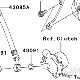 2008 Kawasaki NINJA ZX-14 (ZX1400C8F) Clutch Master Cylinder