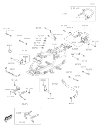 2019 Kawasaki KFX90 (KSF90AKF) Frame | Babbitts Kawasaki Parts House