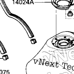 1986 Kawasaki Ninja 1000R (ZX1000-A1) Fuel Tank | Babbitts