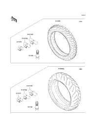 2005 Kawasaki NINJA ZX-10R (ZX1000-C2) Tires | Babbitts Kawasaki