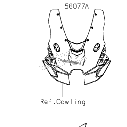 2024 Kawasaki Ninja ZX-10R (ZX1002MRFAL) Decals(Black)(Mrfal/Msfal
