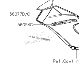 2024 Kawasaki Ninja ZX-10R (ZX1002MRFAL) Decals(Black)(Mrfal/Msfal