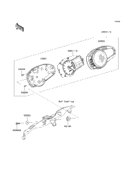 2008 Kawasaki NINJA ZX-6R (ZX600P8FA) Meter(S) | Sea-Doo Warehouse