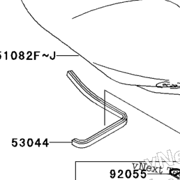 2003 Kawasaki NINJA ZX-9R (ZX900-F2) Fuel Tank (Zx900-F2
