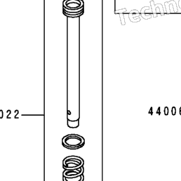 1995 Kawasaki NINJA ZX-6R (ZX600-F1) Front Fork | Babbitts