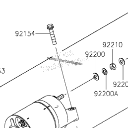 2018 Kawasaki Ninja 400 (EX400HJF) Starter Motor | Babbitts