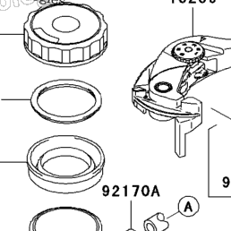 2008 Kawasaki NINJA ZX-10R (ZX1000E8F) Front Master Cylinder
