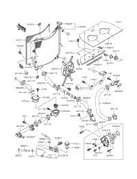 1995 Kawasaki NINJA ZX-7 (ZX750-L3) Radiator | Babbitts