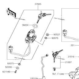 2017 Kawasaki NINJA ZX-10RR (ZX1000ZHF) Ignition Switch/Locks