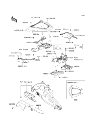 2011 Kawasaki NINJA ZX-10R (ZX1000JBF) Side Covers/Chain