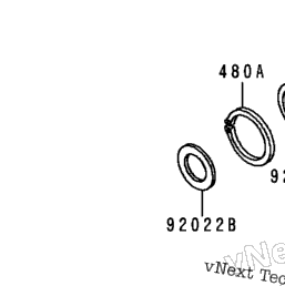 1996 Kawasaki KDX200 (KDX200-H2) Kickstarter Mechanism | Babbitts