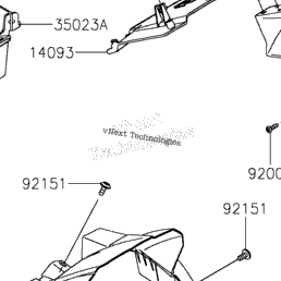 2021 Kawasaki Ninja 650 ABS (EX650MMFNL) Rear Fender(S) | Babbitts