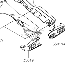 2021 Kawasaki Ninja 650 ABS (EX650MMFNL) Rear Fender(S) | Babbitts